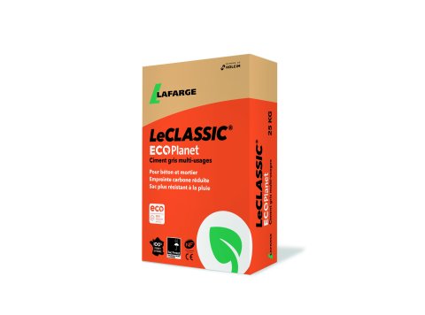 Ciment courant CEM II LE CLASSIC Eco Planet gris sac PROTECT de 25kg