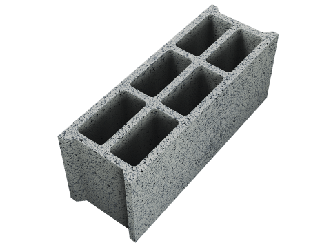 Bloc creux 15X20X50CM B40